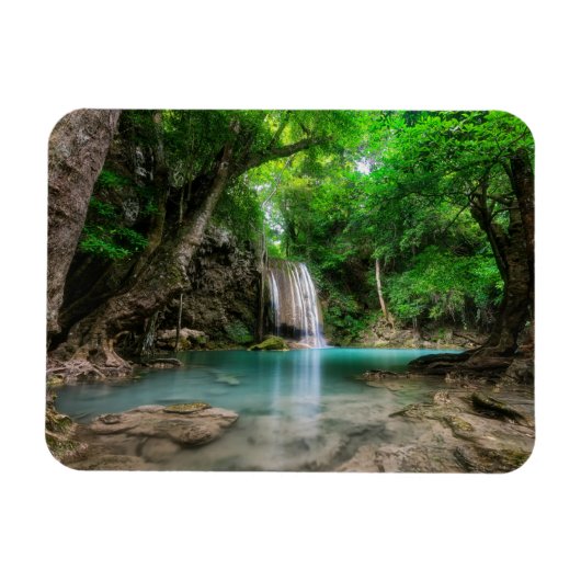 滝 |カンチャナブリ，タイ マグネット (横)