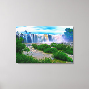 滝 キャンバスプリント