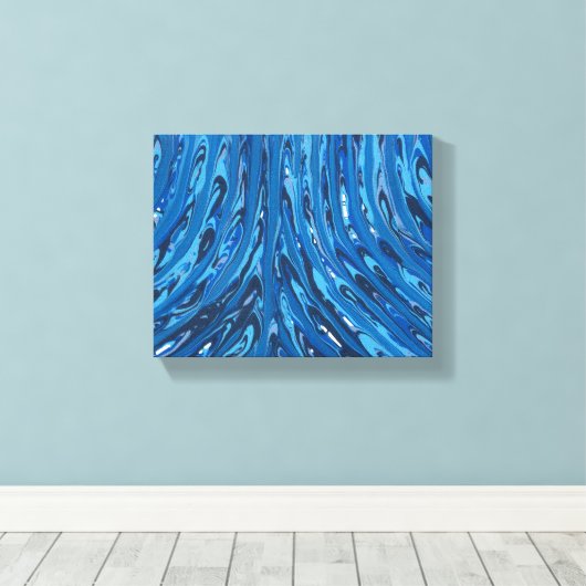 滝 キャンバスプリント (インサイチュ (ウッドフロア))