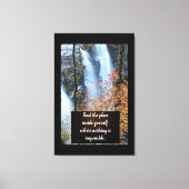 滝 キャンバスプリント (正面)