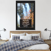 滝 キャンバスプリント (インサイチュ (寝室))