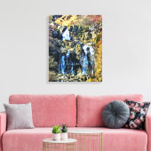 滝 キャンバスプリント (インサイチュ (リビング))