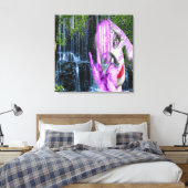 滝 キャンバスプリント (インサイチュ (寝室))