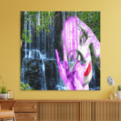 滝 キャンバスプリント (インサイチュ (リビング))