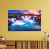 滝 キャンバスプリント (インサイチュ (リビング))