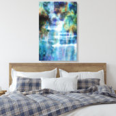 滝 キャンバスプリント (インサイチュ (寝室))