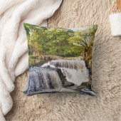 滝 クッション (ブランケット)
