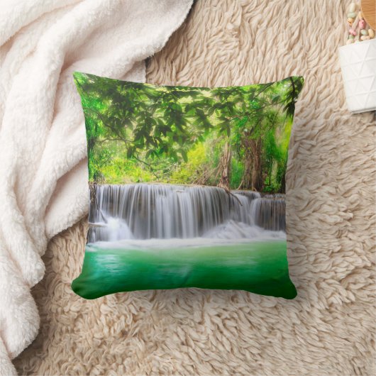 滝 クッション (ブランケット)