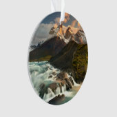 滝 |サルトグレード滝パタゴニアチリ オーナメント (正面)