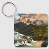 滝 |サルトグレード滝パタゴニアチリ キーホルダー (正面)