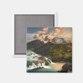 滝 |サルトグレード滝パタゴニアチリ マグネット (正面/裏面)