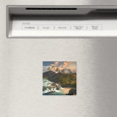 滝 |サルトグレード滝パタゴニアチリ マグネット (インサイチュ (食洗機))