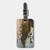 滝 |サルトグレード滝パタゴニアチリ ラゲッジタグ (正面縦)