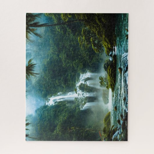 滝 ジグソーパズル (縦)