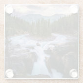 滝 |ジャスパー国立公園（カナダ） ガラスコースター (裏面)