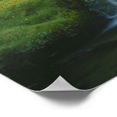 滝，スカイ島，スコットランド ポスター (角)