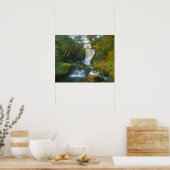 滝，スカイ島，スコットランド ポスター (キッチン)