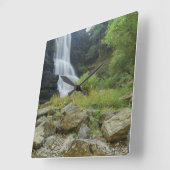 滝 スクエア壁時計 (傾斜)