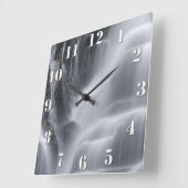 滝 スクエア壁時計 (傾斜)