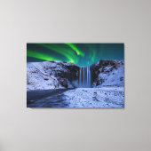 滝 |スコゴスの滝 キャンバスプリント (正面)