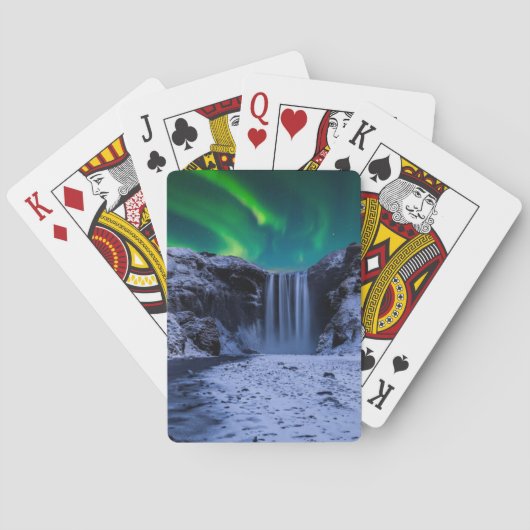 滝 |スコゴスの滝 トランプ (裏面)