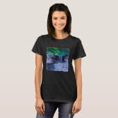 滝 |スコゴスの滝 Tシャツ (正面フル)