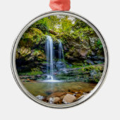 滝 |スモークマウンテン国立公園 メタルオーナメント (正面)