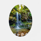 滝 |スモークマウンテン国立公園 メタルオーナメント (正面左)