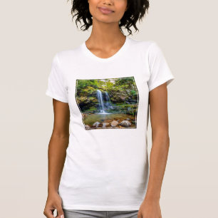 滝 スモークマウンテン国立公園 Tシャツ