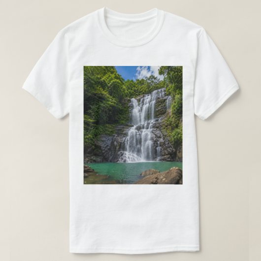 “滝”デザイン Tシャツ (デザイン正面)