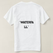 “滝”デザイン Tシャツ (デザイン裏面)