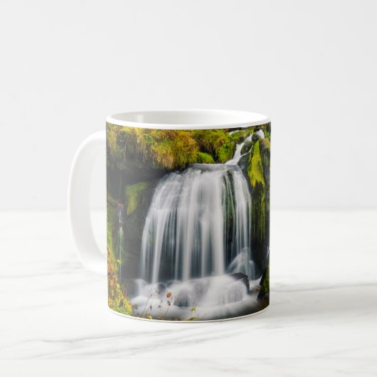 滝 |トリベルグ滝，ドイツ コーヒーマグカップ (正面左)