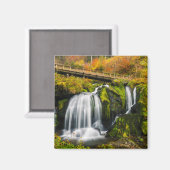 滝 |トリベルグ滝，ドイツ マグネット (正面/裏面)