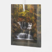 滝 |ニューイングランド・コネチカット ガラスオーナメント (正面左)