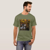 滝 |ニューイングランド・コネチカット Tシャツ (正面フル)
