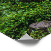 滝 |バリ，インドネシア ポスター (角)