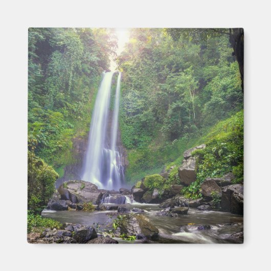 滝 |バリ，インドネシア マグネット (正面)