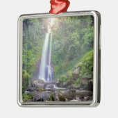 滝 |バリ，インドネシア メタルオーナメント (左)