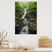 滝 |パヤオマウンテン国立公園 ポスター (キッチン)