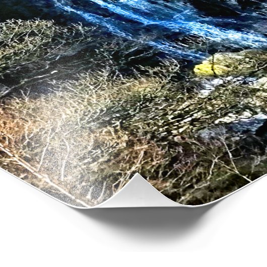 滝 フォトプリント            (角)