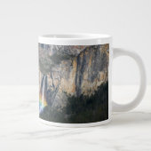 滝 |ブライダルヴェール滝ヨセミテ・カリフォルニア ジャンボコーヒーマグカップ (右)