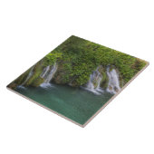 滝·プリチス湖国立公園· タイル (側面)