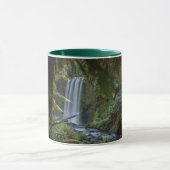 滝 |ホプetounの滝,ニュージーランド マグカップ (中央)