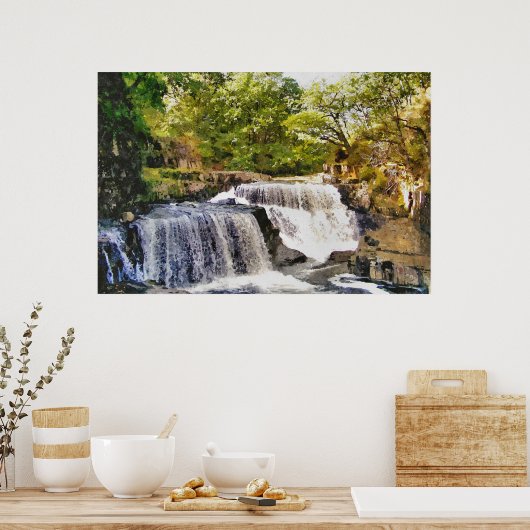 滝 ポスター (キッチン)