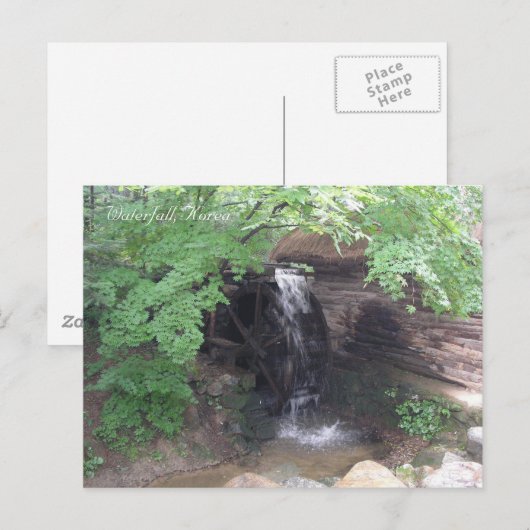 滝 ポストカード (正面/裏面)