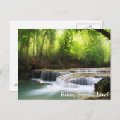 滝 ポストカード (正面/裏面)