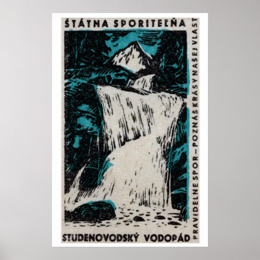 滝 - - マッチボックス プリント - 美観壁画 (正面)