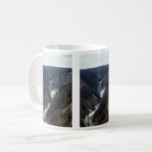 滝、ヨセミテ国立公園を下げて下さい コーヒーマグカップ (正面左)