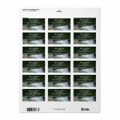 滝 ラベル (フルシート)