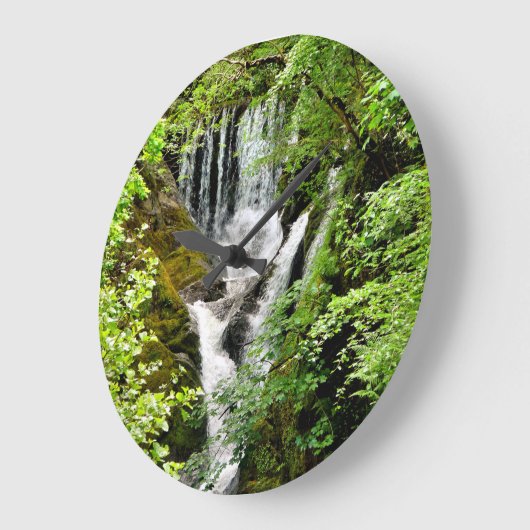 滝 ラージ壁時計 (傾斜)